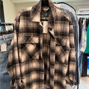 Wild Fable Plaid Flannel Shacket